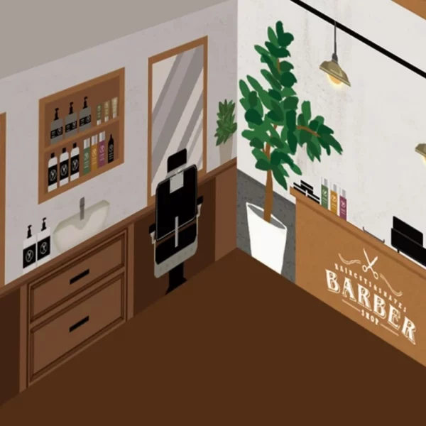 Barber Shop Box Calendar -20263