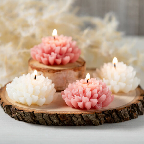 Blooming Flower Candle Set 1