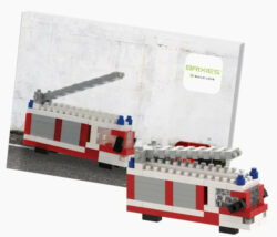 Brixies Postcard Fire Truck