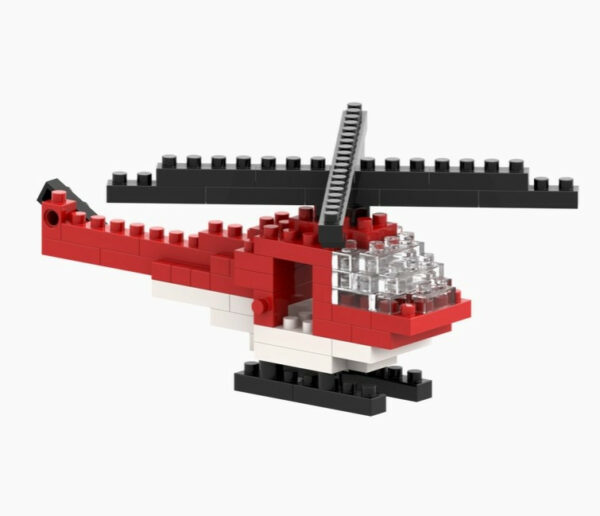 Brixies Postcard Helicopter Blocks 4