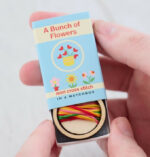 Bunch Of Flowers Mini Cross Stitch In A Matchbox