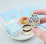 Bunch Of Flowers Mini Cross Stitch In A Matchbox 3