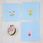 Bunch Of Flowers Mini Cross Stitch In A Matchbox 4