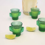 Cactus Shot Glasses, Set Of 4