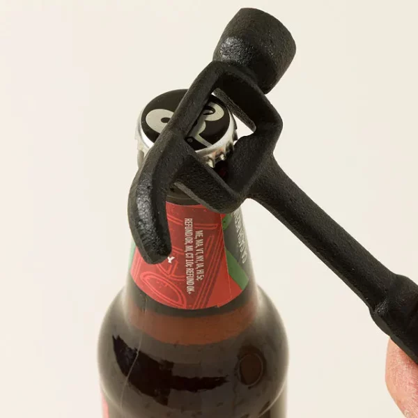 Cast Iron Hammer Bottle Opener 1
