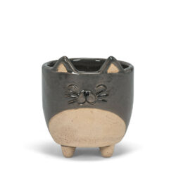 Cat On Legs Small Planter