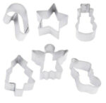 Christmas Mini Cookie Cutters, 6 Piece Set 1
