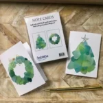 Christmas Sea Glass Boxed Note Cards