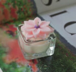 Clematis Floral Tealight Candle 1