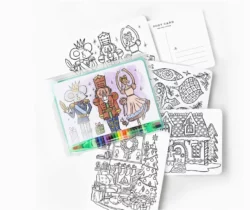 Color In Postcard Kit - Holidays