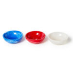 Color Pop Round Tidbit Bowl - Red, White & Blue 1