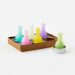 Colorful Bunny Tealight Candles