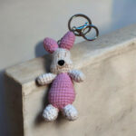 Crochet Piglet Keychain 1