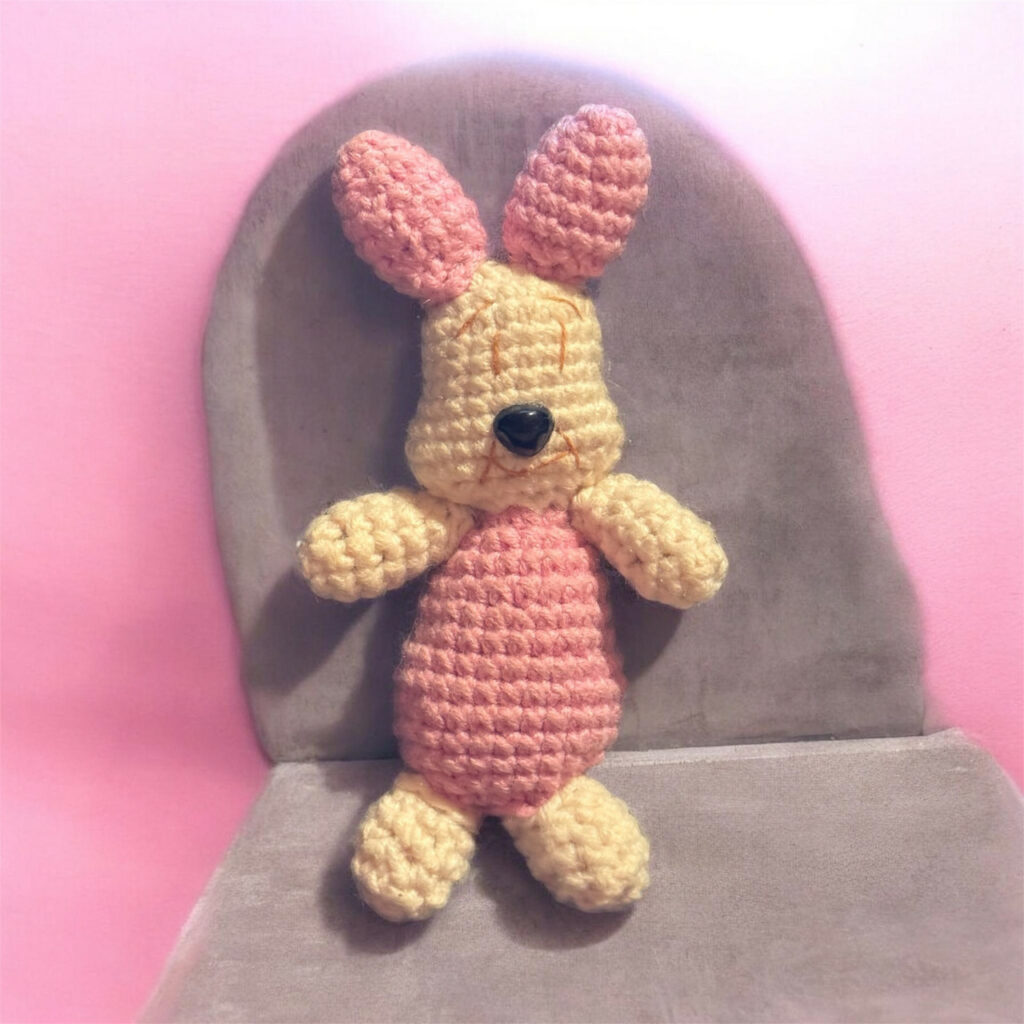 Crochet Piglet Keychain