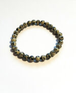 Crystal Bead Bracelet - Dalmatian Jasper 1
