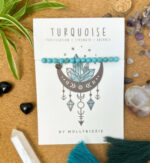 Crystal Bead Bracelet - Turquoise