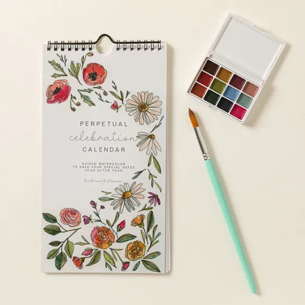 Diy Birth Month Flower Perpetual Calendar 2