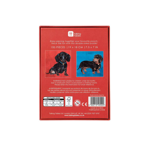 Dachshund Double-sided Puzzle 3