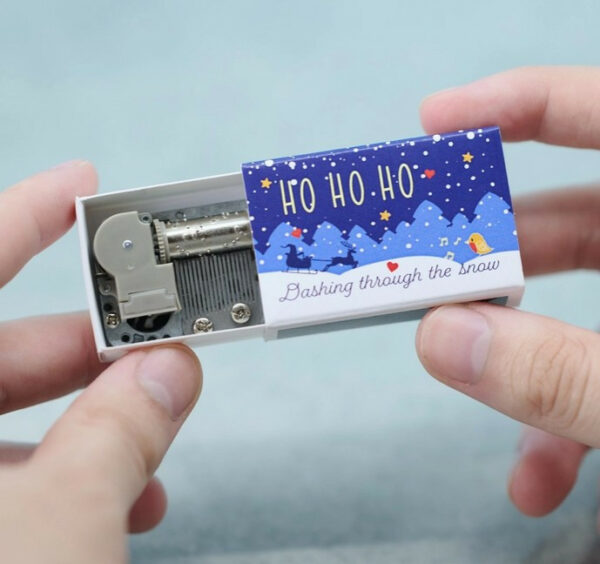 Dashing Through The Snow Matchbox Music Box 1