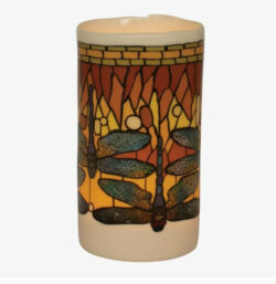 Dragonfly Tea Light Candle