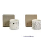 East Of India Floral Tealight Holder In Gift Box