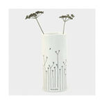 East Of India Organic Porcelain Shape Vase In Gift Box - Assorted 1