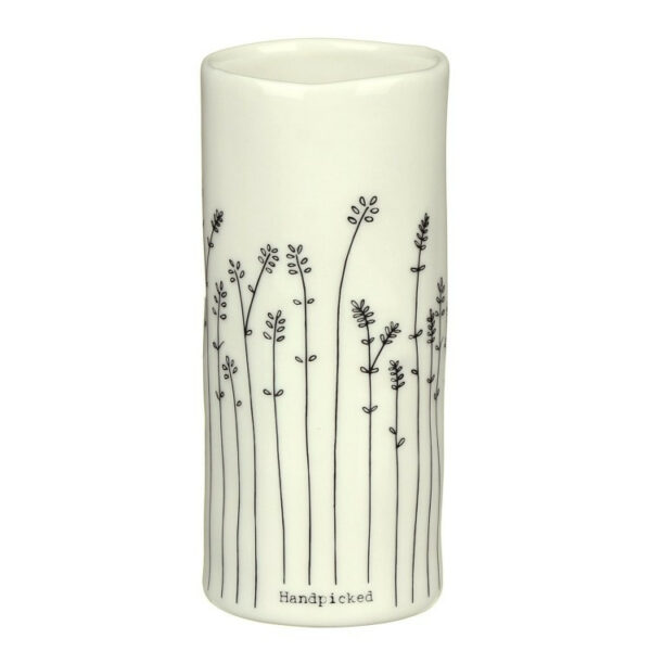 East Of India Organic Porcelain Shape Vase In Gift Box - Assorted 2