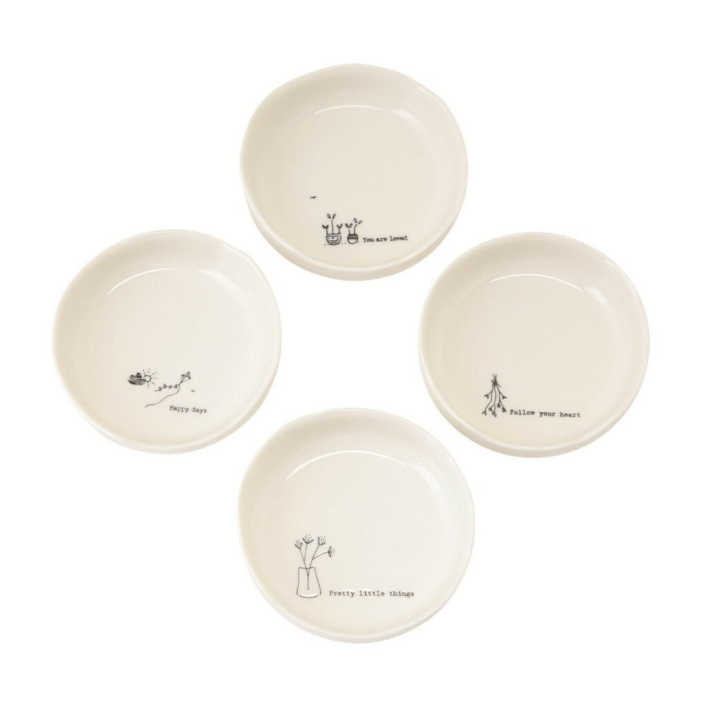 East Of India Sweet Sayings Decorative Trinket Bowl