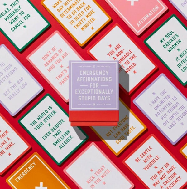 Emergency Affirmations Exceptionally Stupid Days Card Deck 4