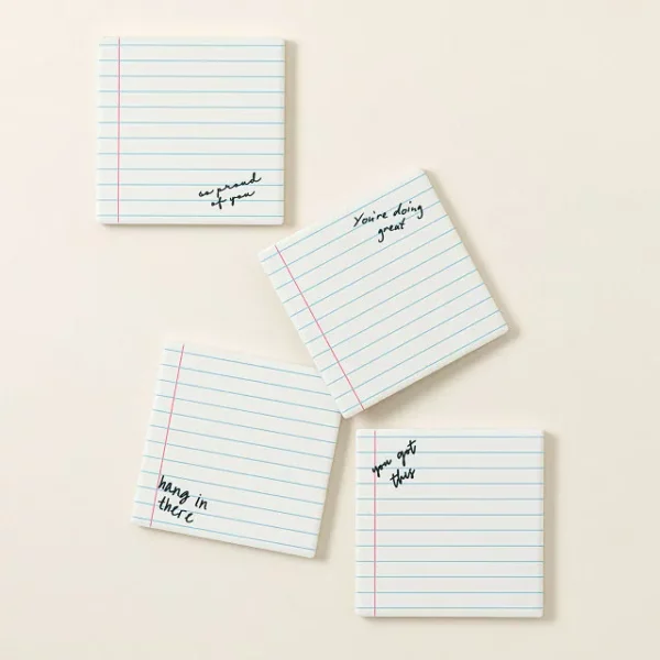 Emotional Support Coasters - Set Of 4 1