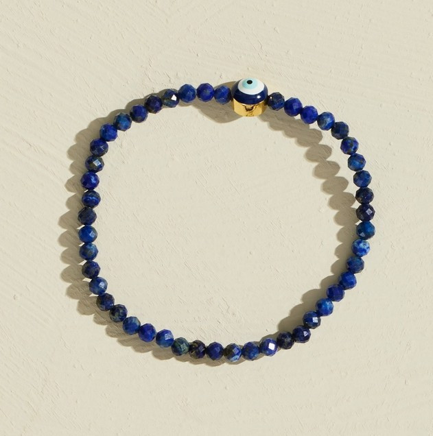 Evil Eye Protection Bracelet – Lapis Lazuli (4mm) Evil Eye Protection Bracelet – Lapis Lazuli (4mm)