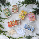 Festive Matchbox Village Puzzles, Set Of 6