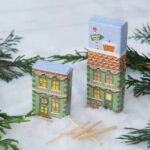 Festive Matchbox Village Puzzles, Set Of 6 5