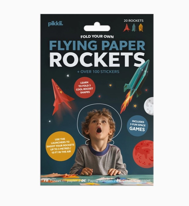 Flying Paper Rockets