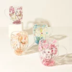 Forever Flower Mugs - Set Of 4