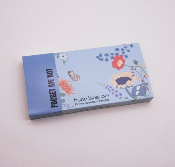 Forget Me Not Scented Tealight Set 3