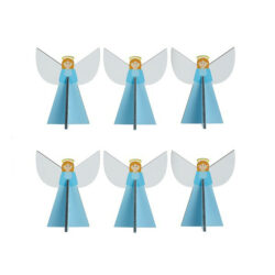 Gabrielle The Angel™ Wood Decorations Set Of 6
