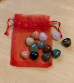 Gemstone Mini Hearts, Set Of 12