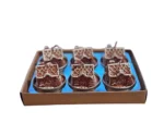 Gingerbread Tealight Candles, Set Of 6