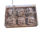 Gingerbread Tealight Candles, Set Of 6 3