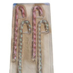 Glass Candy Cane Cocktail Stir Sticks, Set Of 4