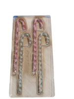 Glass Candy Cane Cocktail Stir Sticks, Set Of 4