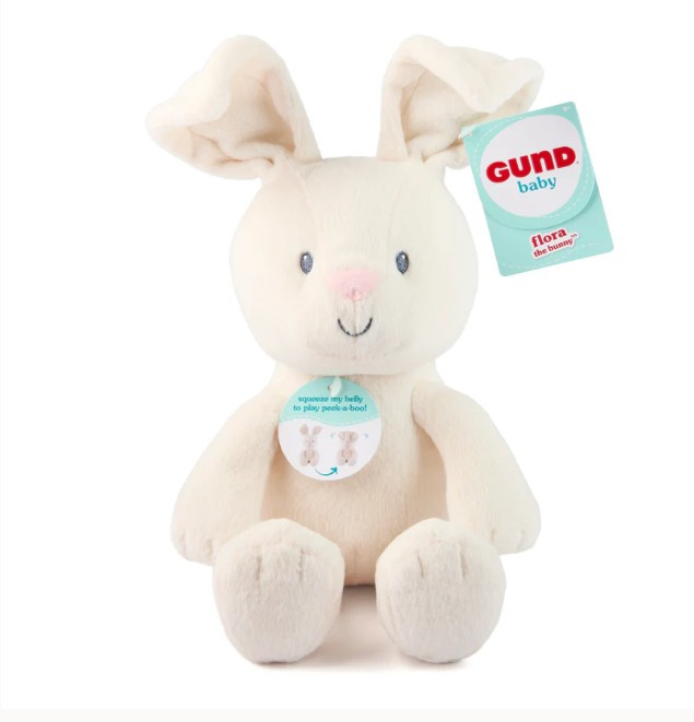 Gund Peek-a-boo Flora The Bunny