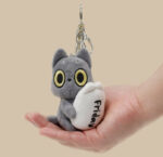 Hakongee Angry Cat Mini Plush Charm Friday W Snoozy 1