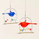 Handblown Glass Bird Suncatcher 2