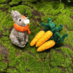 Handmade 4 Felt Carrots Set Of 5 1