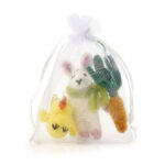 Handmade Needle Felt Easter Trio 1