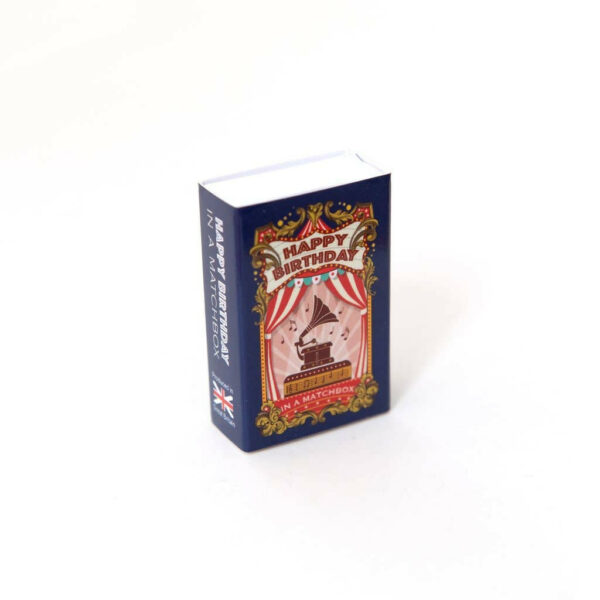 Happy Birthday Music Box Matchbox 1