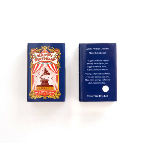 Happy Birthday Music Box Matchbox 2