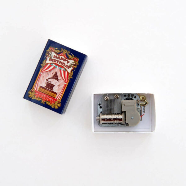 Happy Birthday Music Box Matchbox 3